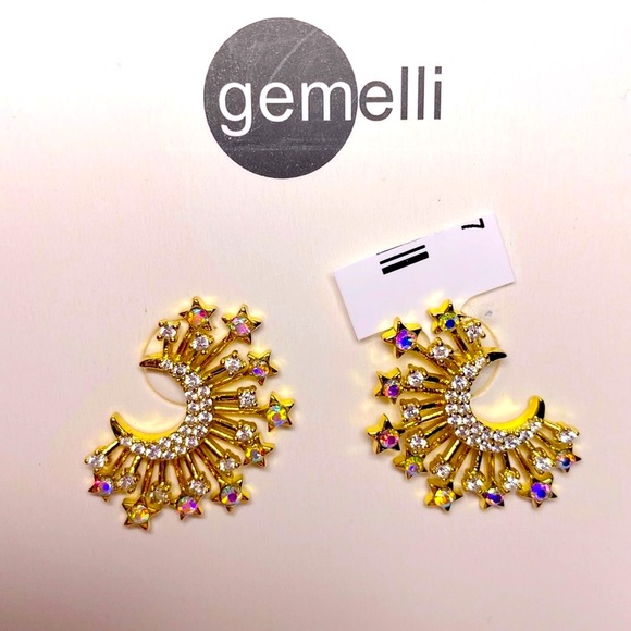 Gemelli BRAND NEW Gold toned Hoop earrings ✨✨✨
